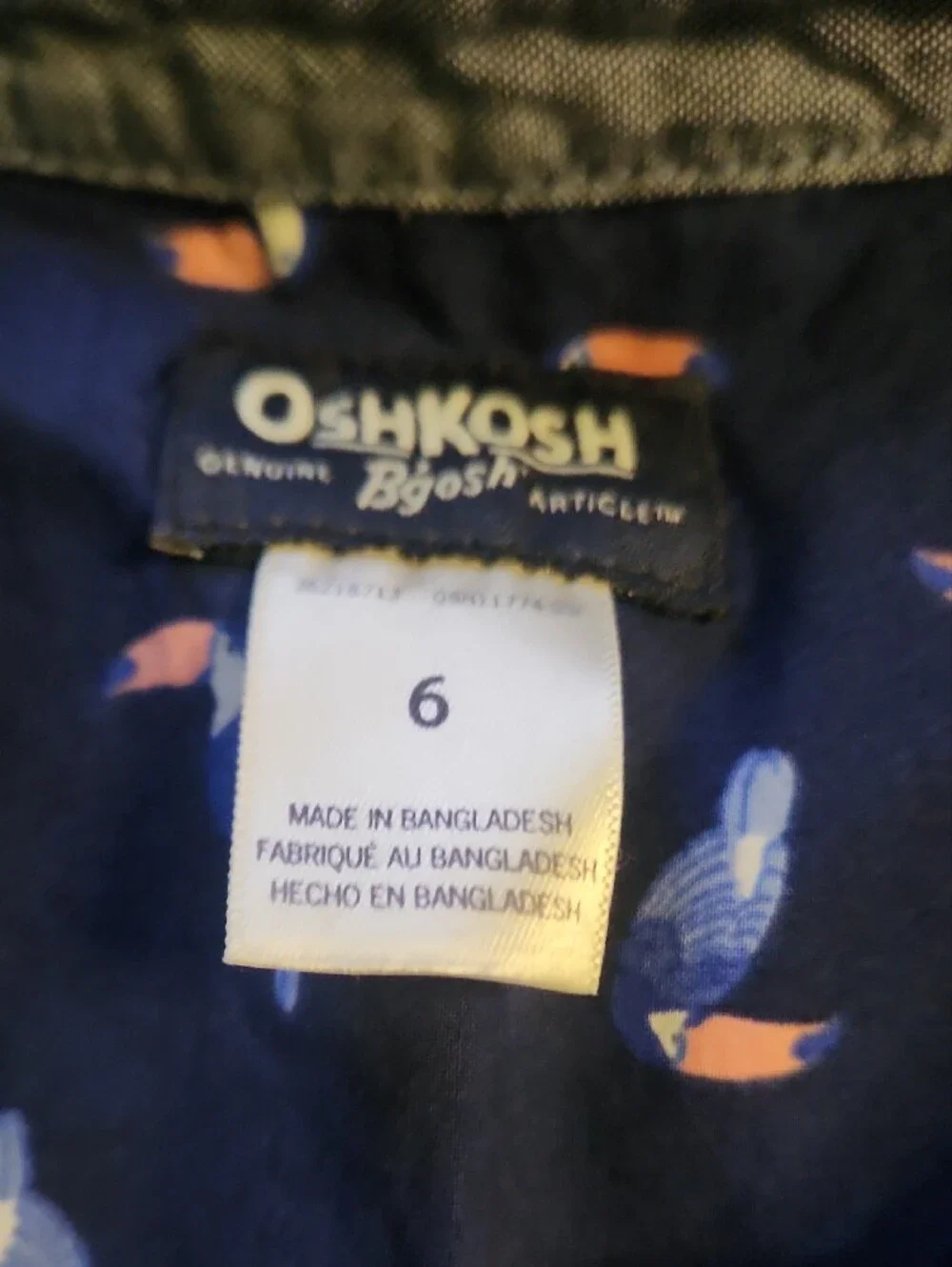 OshKosh Bgosh lightweight navy
